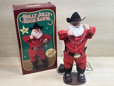 Vintage 1999 Holly Jolly Rock Santa, AC Adapter, Alan Jackson, In Original Box  picture