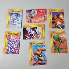Marvel Overpower Card Game Lot of Storm and Thing Cards 1995 Fleer picture