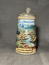 Budweiser America The Beautiful Series,“Great Smoky Mountains” Lidded Stein COA picture