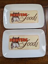 Vintage Hooters Foods Inc. Porcelain Serving Dish Tray. 6x9. picture