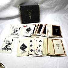 Caduceus Medical Staff Arrco Playing Cards Double Deck - both decks complete picture