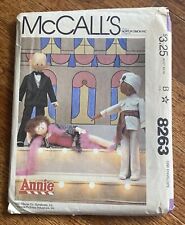Vintage 1982 Mccall’s Sewing Pattern 8263 Annie Movie Dolls War bucks Punjab picture