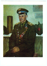 N.Nasedkin 1982 Kazakh-Russian postcard Air Force Sub-Colonel A.KAYUSHIN Awards picture