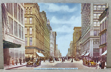 Nicollet Ave Retail District Minneapolis Minnesota c1910 Antique Postcard 475 picture