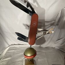 Rare Brown Victorinox Swiss  Army Knife Electric Motorize Advertise Display picture