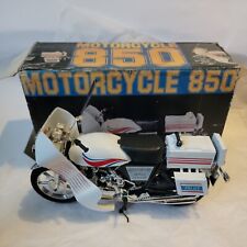 Vintage Novelty AM Radio Police Motorcycle 850 Commander Hong Kong 1980s 1970s picture