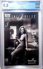 X-Files Season 10 #1 CGC 9.8 Retailers RE Hastings GGA Scully Variant IDW Comics picture
