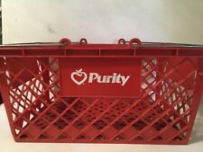 Vtg Purity Supreme Supermaket Shopping Basket Defunct Chain Store Billerica MA picture