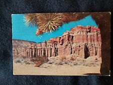 Red Rock Canyon Mojave Cantil CA California Sandstone Stamp Postcard 1960 picture