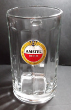 Greece AMSTEL Beer Lager Heavy Handled Collectible Glass Mug 500ml small logo picture
