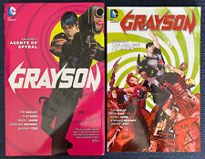 Grayson Vol 1 + 2 (DC Comics) TPB LOT ComicBook Trade Paperback  Hardcover Book picture