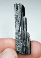 Black Tourmaline terminated crystal with shining luster from skardu Pakistan picture