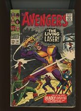 (1966) The Avengers #34: SILVER AGE KEY ISSUE (1ST) THE LIVING LASER (4.0) picture