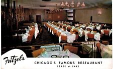 Chicago Fritzel's Restaurant State Lake 1960 Unused  1930 IL  picture