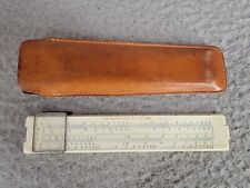 Frederick Post 1444-K Slide Rule w/Original Leather Case Sun Hemmi Japan Vintage picture