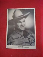 Roy Rogers 5x7 Photo 1939 Western Movie Star picture