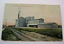 ANTIQUE CHRISTENSEN & Co. MILL MADELIA MINN. POSTCARD ~ MENTIONS KILLING 19 RATS picture
