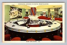 New Orleans LA-Louisiana, Carousel Lounge In Hotel Monteleone, Vintage Postcard picture