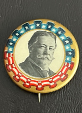 1908 William Howard Taft Presidential Political Button - Whitehead & Hoag picture