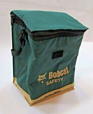 Vintage Bobcat Skidster Skid Loader Safety Insulated Nylon Lunch Bag FREE S/H picture