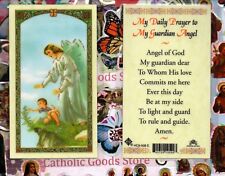 My Daily Prayer to My Guardian Angel (boy) - Laminated Holy Card 508 picture