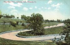 Postcard PA Pittsburgh Serpentine Drive Schenley Park Unused Vintage PC f7926 picture