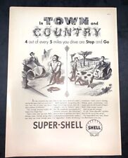 Life Magazine Ad SUPER-SHELL SHELL 1937 AD Golf History A2 picture