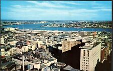 Postcard Aerial View Of Downtown New Orleans Louisiana LA picture