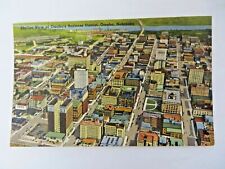 Vtg Linen Postcard Skyline Omaha Nebraska Business District Posted 1955  #11879 picture