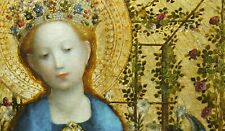 Christmas Postcard: Detail from Lochner's Madonna of the Rose Bower, 1440 picture
