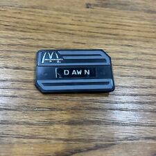 Vintage McDonald's Uniform Employee Name Tag Pin / Badge picture