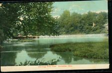 Olentangy River View Columbus Ohio OH Postcard 1907 picture