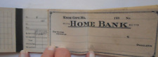 Vintage Knox City, Missouri bank checkbook. over 70 years old picture