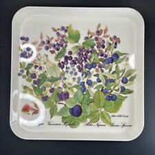 Vintage Atelier Michele Trumel Italy RD’s Imports Botanical Serving Tray 11