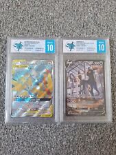 Umbreon & Tag Team GX Birds Full Art BUNDLE TFG Graded MINT 10 Pokemon cards picture