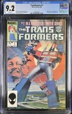  Transformers #1 1984 Marvel CGC 9.2 Origin  1st App Of Autobots & Decepticons picture
