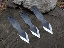 3pcs Handmade Carbon Steel Kiridashi Knife For Trimming Leather Hunting Camping picture