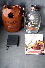 Papa's Pilar Hemingway Rum Legacy Edition 2022 Bottle/Leather Canteen Holder EUC picture