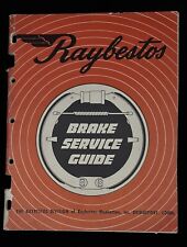 Original 1947 RAYBESTOS BRAKE SERVICE GUIDE Automobile Repair Book picture