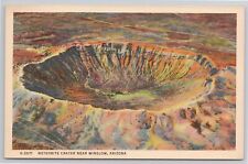 Postcard Winslow Arizona Meteorite Crater picture