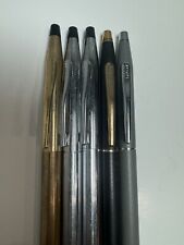 Mixed Lot of  5 Vintage CROSS Pens/1 10k Gold Filled/ 1 Century  Made In The USA picture