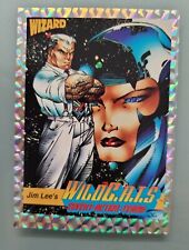 1992 WIZARD MAGAZINE WILDCATS IMAGE PRISM TRADING CARD #7 JIM LEE ART picture