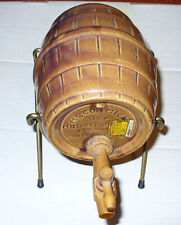 1959 Antique McCormick Missouri Whiskey Decanter Barrel Straight Bourbon Ceramic picture