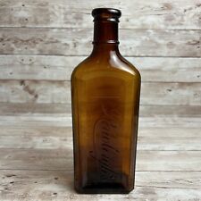 Rawleigh’s Amber Glass Bottle 8.5” Vintage Pre-owned  picture