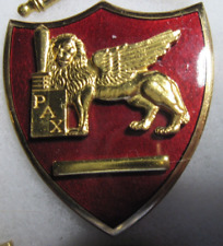 Nato Pocket metal Badge AFSOUTH ALLIED FORCES SOUTHERN EUROPE Naples Italy picture