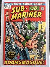 🔥🔥 Sub-Mariner #47 (1972) Iconic Doctor Doom Cover, High Grade  🔥 picture
