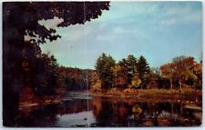 Postcard - Exquisite Fall Setting, Schroon River - Warrensburg, New York picture