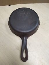 Rare Vtg. Wagner Ware Sidney O #2A Cast Iron 6 In Diameter Skillet, Sits Flat picture