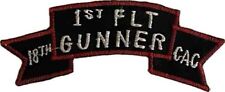 WARTIME VIET MADE US ARMY 18TH CORP 1ST FLIGHT GUNNER CAC TAB (508) picture