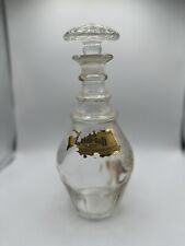 Vintage American Eagle 1976 glass decanter with stopper picture